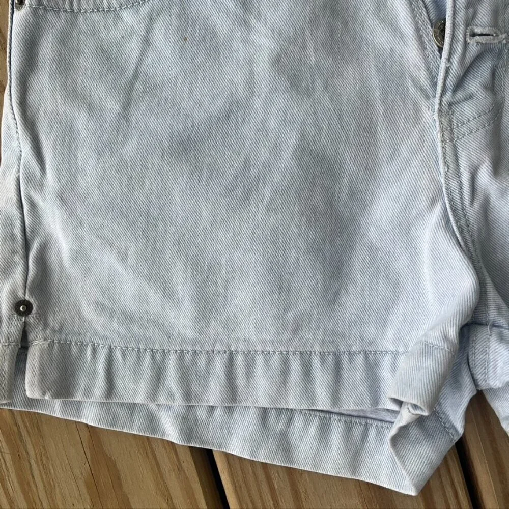 Vintage Route 66 High Waisted Button Fly Denim Shorts 9/10